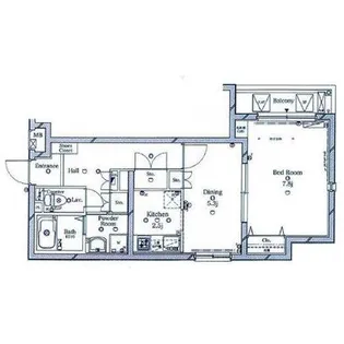 リンクス成増【4階】の間取り