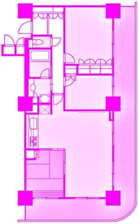 神奈川県横浜市中区山下町【マンション】の間取り
