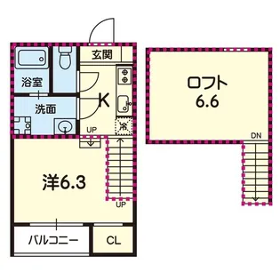 ステラ大津EAST【2階】の間取り