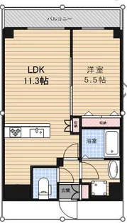 RIDGE王子神谷【8階】の間取り