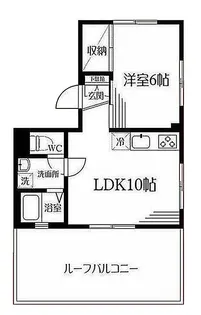 粕谷ビル【4階】の間取り
