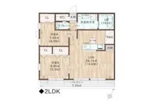 KEYAKI(けやき)【1階】の間取り