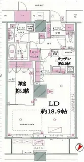 ザ・東京タワーズシータワー【49階】の間取り