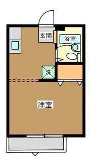 1Kの間取り画像