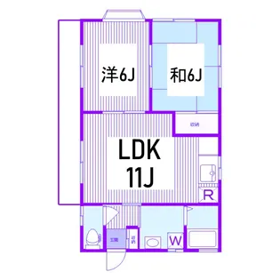 アコール【2階】の間取り