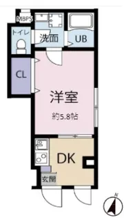 モンレーヴ赤羽【1階】の間取り