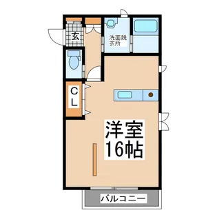コーポヒロ No.3【1階】の間取り