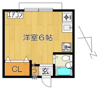 千葉県松戸市松戸【アパート】の間取り