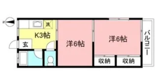 リシェス桜ヶ丘【2階】の間取り