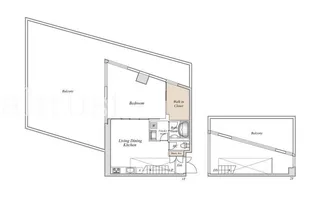 東京都港区南青山4【マンション】の間取り