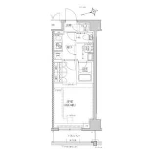 RELUXIA北新宿【1階】の間取り