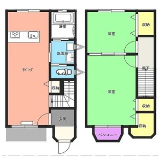 静岡県静岡市駿河区登呂6【一戸建】の間取り