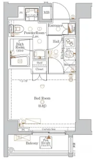 プレセダンヒルズ門前仲町【5階】の間取り
