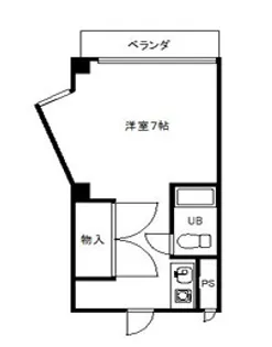 ローズハイツ【2階】の間取り