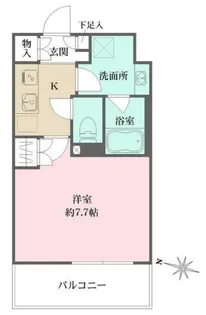 プライムアーバン菊川【2階】の間取り