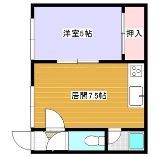 ロピア島松II【2階】の間取り