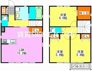 千葉県船橋市飯山満町3【一戸建】の間取り
