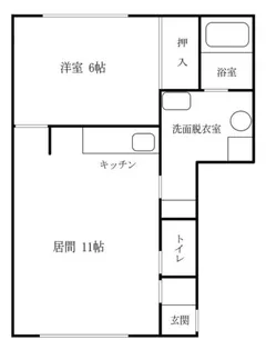 ショコラ館II【2階】の間取り