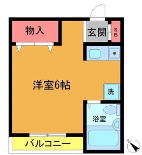 メゾン・ド・熊川【1階】の間取り