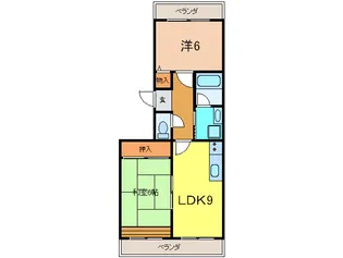 ラ・ベルメゾン長尾台【3階】の間取り