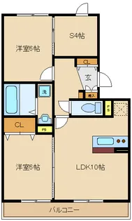 千葉県流山市おおたかの森北3【アパート】の間取り
