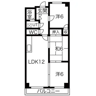 第2高杉マンション【4階】の間取り