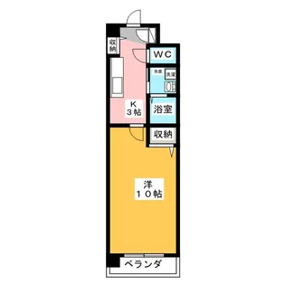 HERMIT CRAB生駒【2階】の間取り