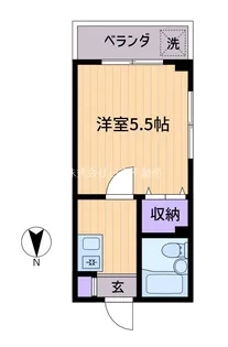 カクターナ【3階】の間取り