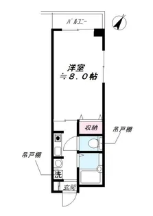 ライトヒル西大井【2階】の間取り