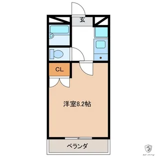 レトワール【1階】の間取り