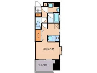 レジディア警固【7階】の間取り