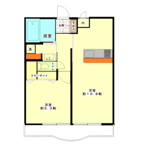 カルミヤ【2階】の間取り