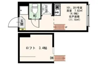 GLANZ【1階】の間取り