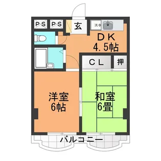ペガサス座エニフ【2階】の間取り