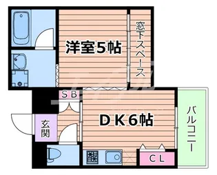 リッチモンド30【6階】の間取り