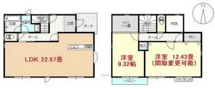 群馬県高崎市倉賀野町【一戸建】の間取り