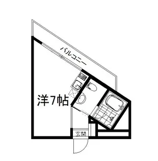 シティハウス丹波橋【3階】の間取り