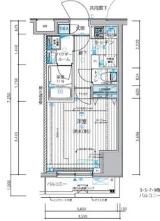 メインステージ新御徒町【2階】の間取り