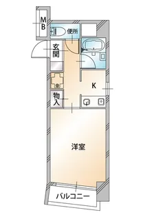 T-net リンクスビルB【6階】の間取り