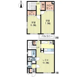 リーゾIの間取り