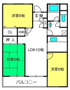 RJR与野【2階】の間取り