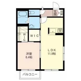 シャーメゾン芹が谷【1階】の間取り