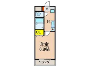 シャルマンM卓暁【3階】の間取り