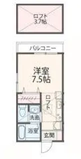 エクセルコート相武台【2階】の間取り