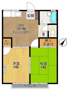 ヴィラ関谷【1階】の間取り