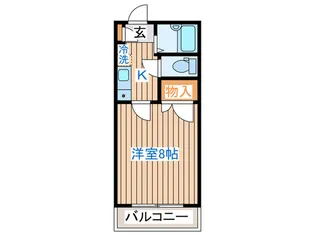 シャルム長町南【4階】の間取り