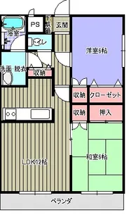 クレールレステII【1階】の間取り