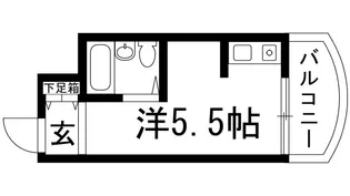 モンセリーチェ甲東園【2階】の間取り