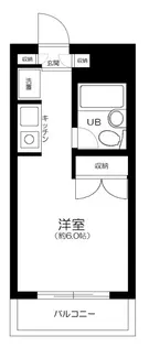 エクセレントハイム下高井戸【1階】の間取り