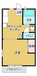 メゾンアルテミスB棟【2階】の間取り